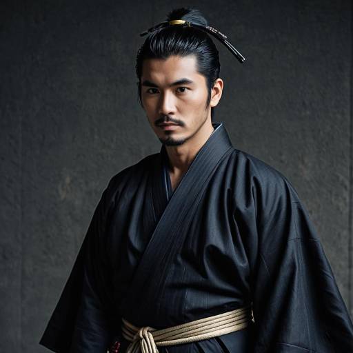 Traditional Dark Samurai Cosplay Design