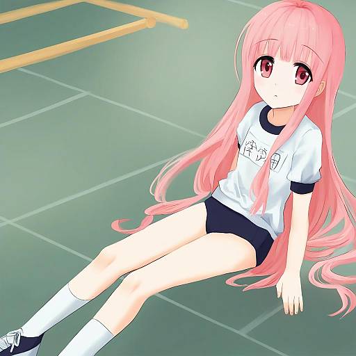 Illustration of Hakamada hinata, rou-kyuu-bu! in the style of Chihuri