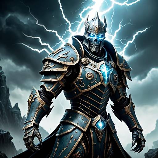 Electric Armored Skeleton Warrior