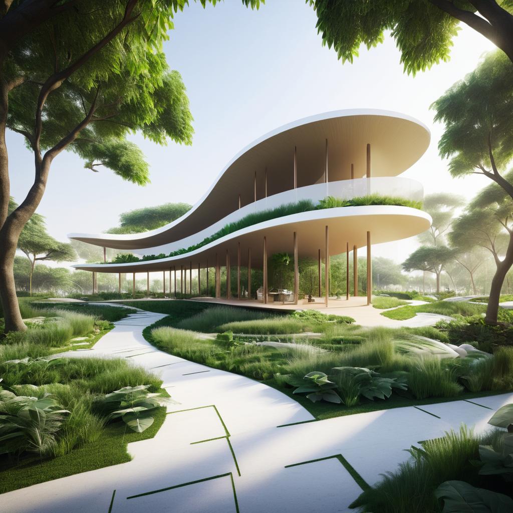 Futuristic Urban Zoo Pavilion Design