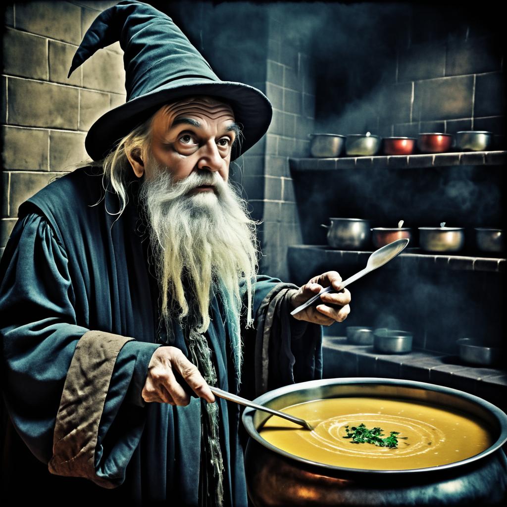 Demented Wizard in Soup Queue