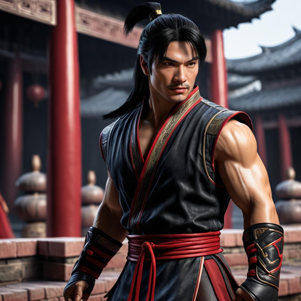 Liu Kang Photorealistic Canon Photography