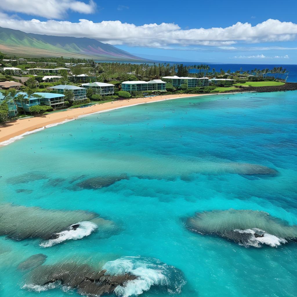 Stunning Coastal View of Maui, Hawaii