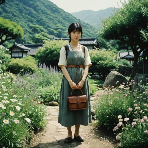 Compassionate Healer in Serene Valley Garden