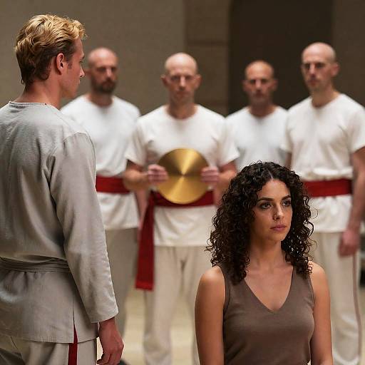 Mystical Gathering in a Dim Room