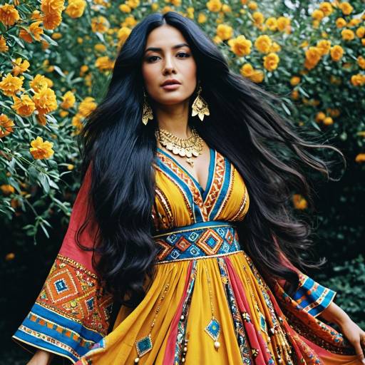 1970s Glam Cosplay with Bohemian Flair