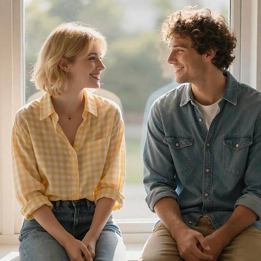 Candid Moment on a Windowsill