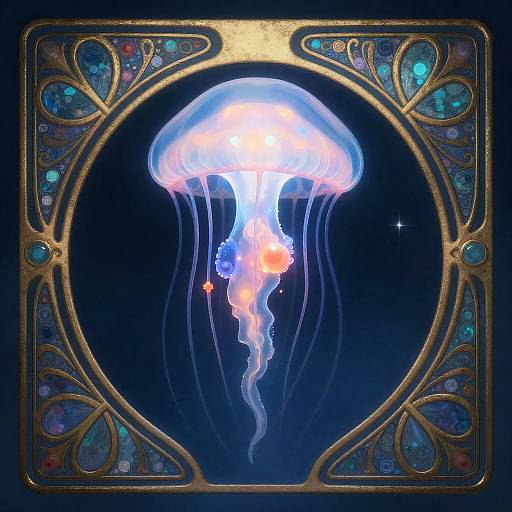 Kay Nielsen Jellyfish Queen Art Nouveau