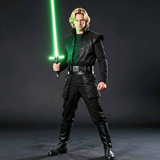 Confident Jedi Warrior Portrait