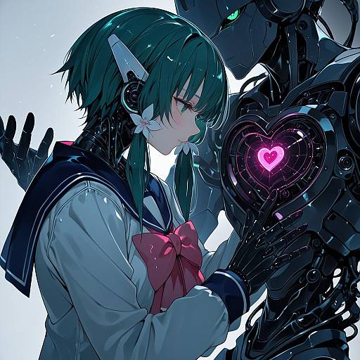 Illustration of Multi (to heart), to heart (series) in the style of Ikurauni