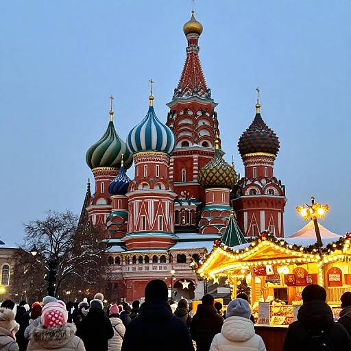 New Year's Fair at St. Basil's Cathedral
