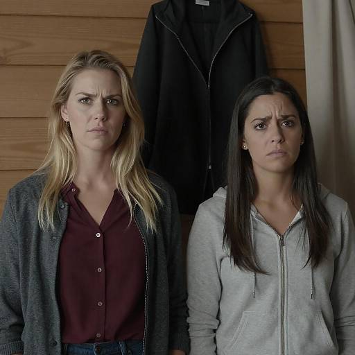 Women Portrait Against Wooden Wall
