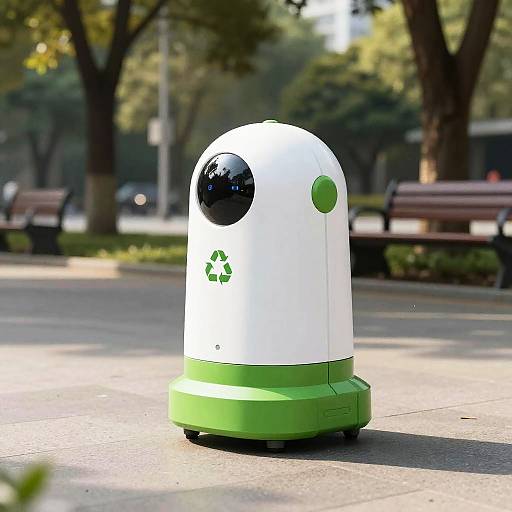 Eco-Friendly Trash Compacting Robot