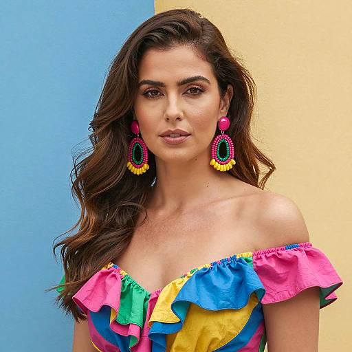 Vibrant Fashion Portrait of a Woman