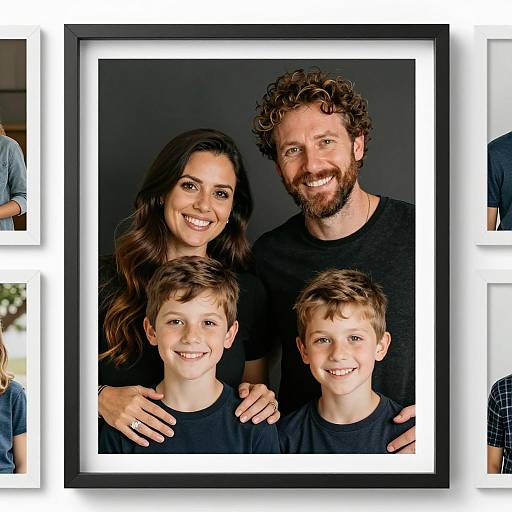 Family Portrait in Frame