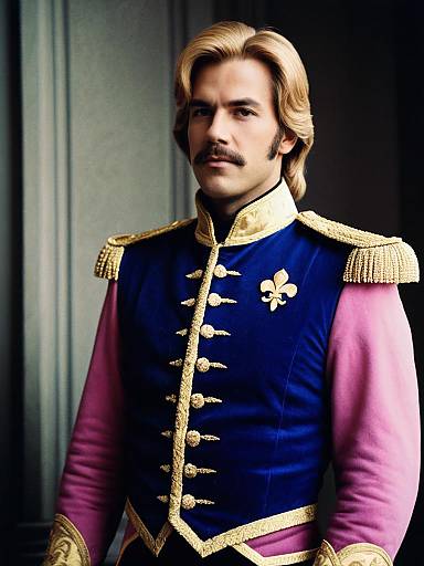 Man in Prince Adam Costume Portrait