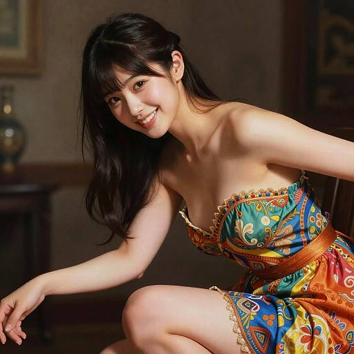 Cinematic Portrait of a Young Japanese Woman