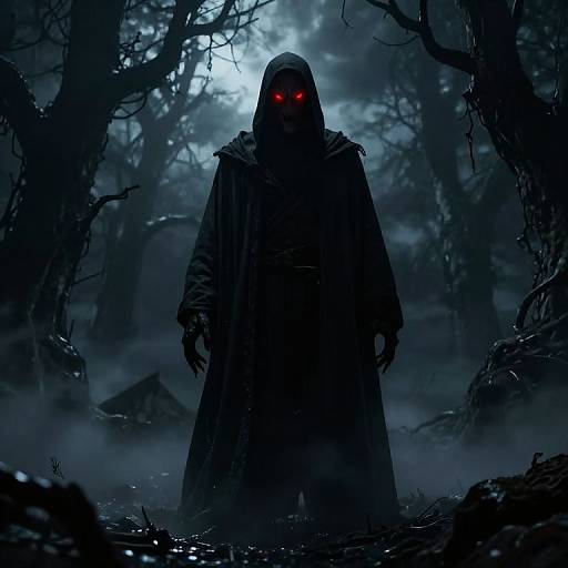 Menacing Malvado in Stormy Landscape