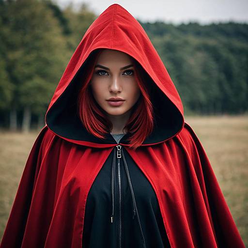 Realistic Akatsuki Cloak Woman Costume