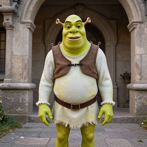 Shrek Halloween Costume Scene