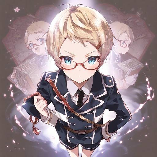 Illustration of Hakata toushirou, touken ranbu in the style of Kuroi mimei