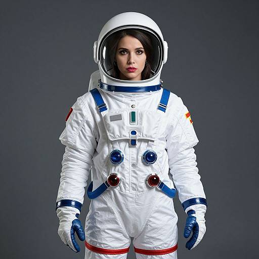 Woman in Outer Space Costume