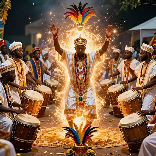 Santeria Ceremony with Sacred Dances
