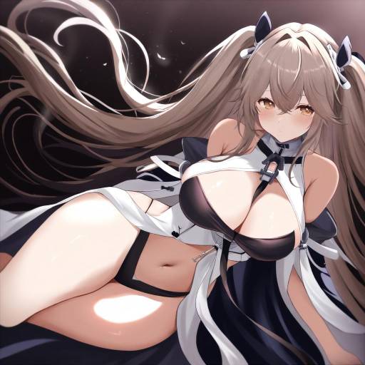 Illustration of Anchorage (azur lane), azur lane in the style of Ryuu.