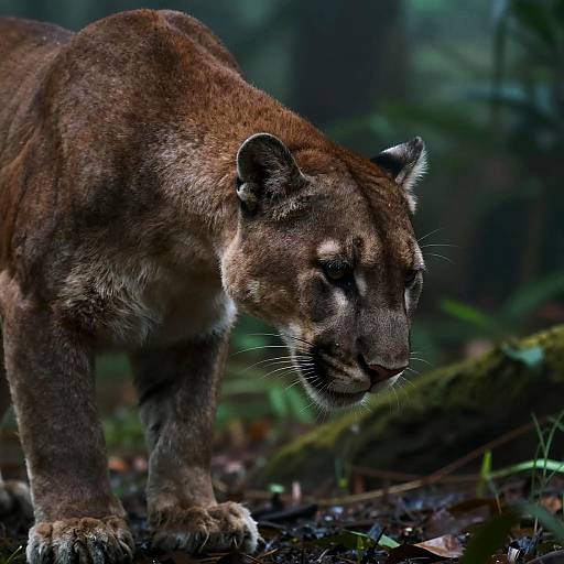 Heartbreaking Encounter with a Defeated Cougar