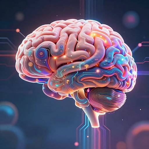 Surreal AI Brain Creating Masterpieces