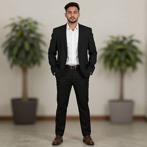 Stylish Formal Casual Male Portrait