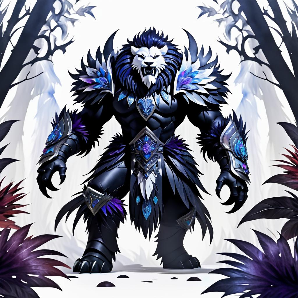 Fantasy Yeti Mufasa in Dramatic Design