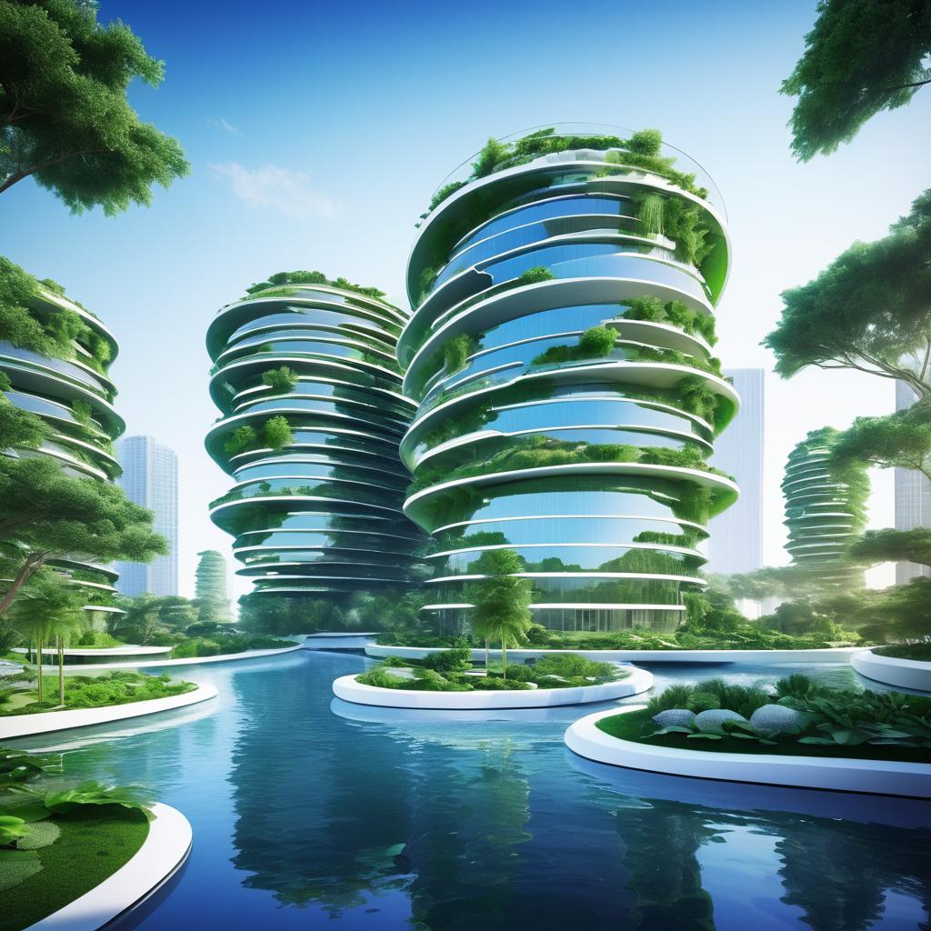 Futuristic EcoSphere Headquarters Concept