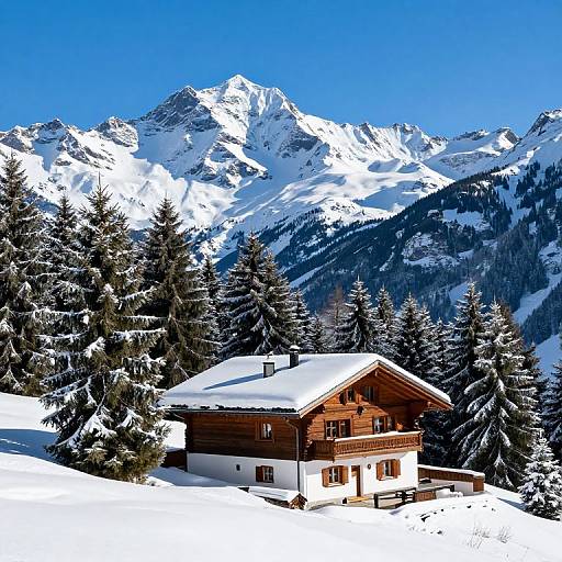 Snowy Alpine Chalet in Kian's Adventureland