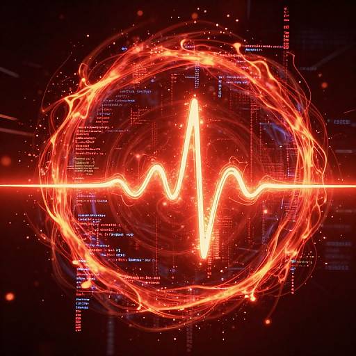 Swirling Energy Fields Digital Art