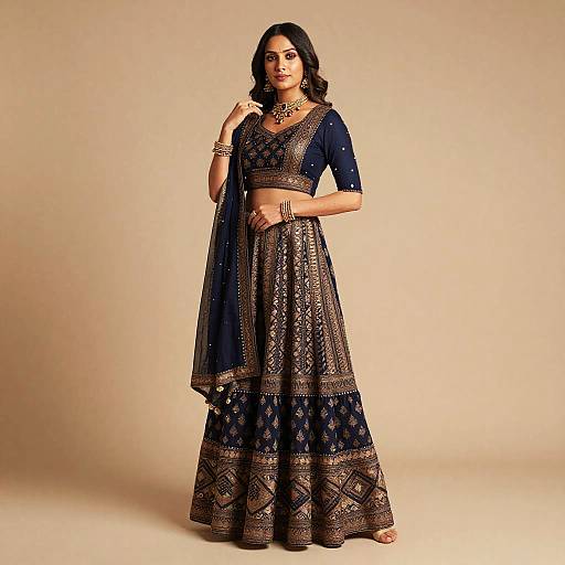 Elegant Indian Mom in Evening Wear