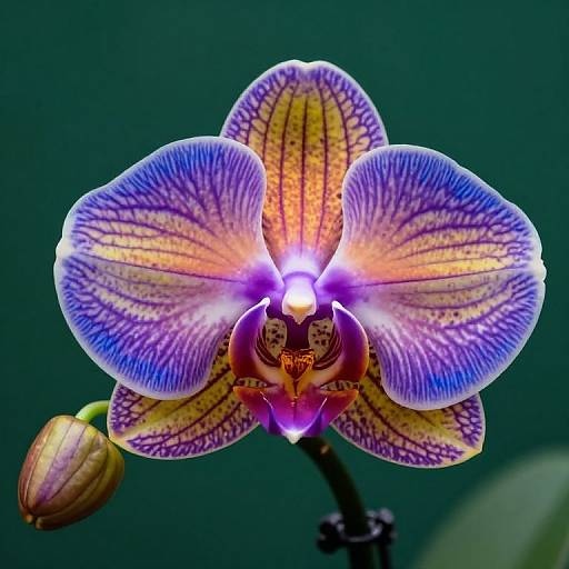 Vibrant Photorealistic Orchid Bloom