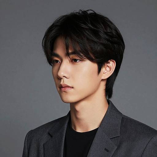 Sophisticated Asian Men Medium Hairstyles