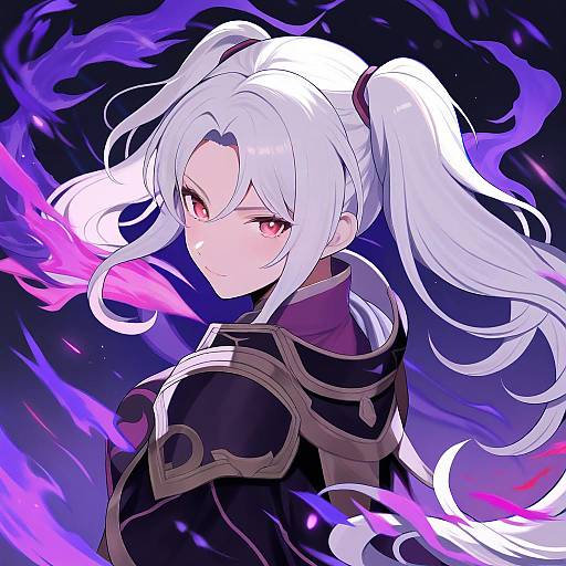 Illustration of Grima (fire emblem), fire emblem in the style of Harano