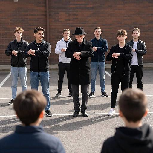 Dance Performance in a Parking Lot