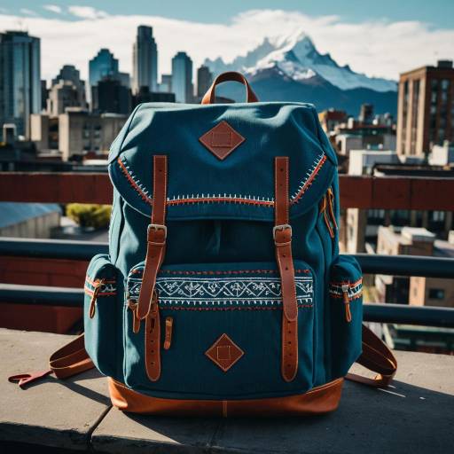 Stylish Patagonia Backpack on Urban Rooftop