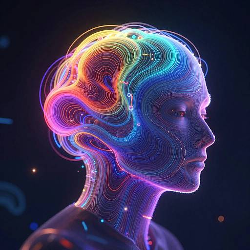 Vibrant Tensor AI Concept Art