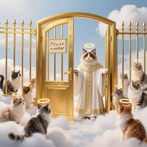 Heavenly Cats at Golden Gate