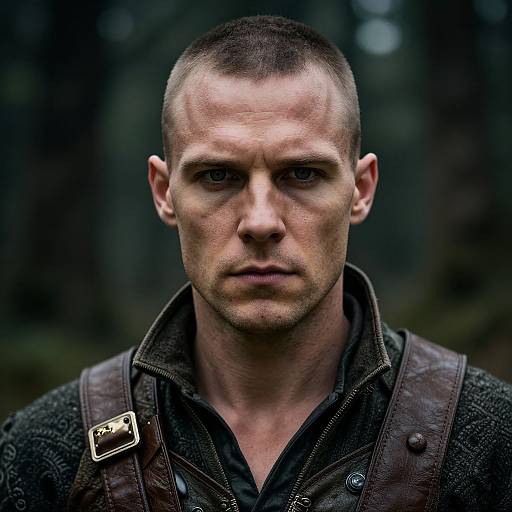 Steampunk Medieval Traveler Portrait