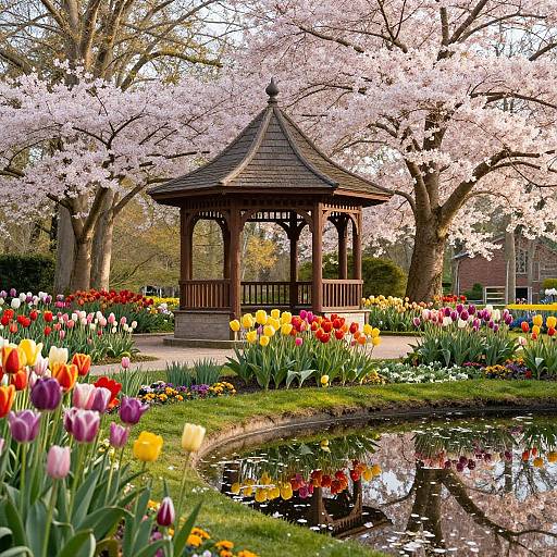 Spring Blooms at Bremen Garden