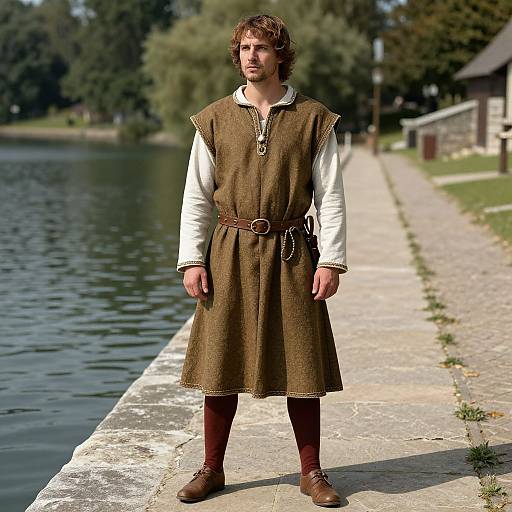 Medieval Sailor Clothing by Water
