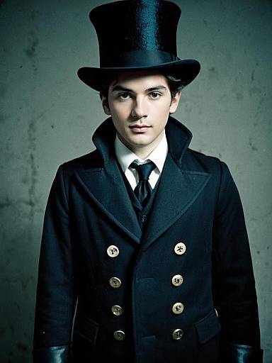 Realistic Famous Musician Halloween Portrait