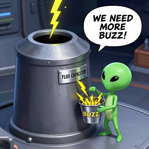 Alien Adds Buzz to Flux Capacitor
