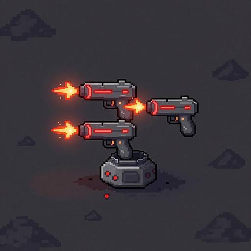 Tri-Barreled Defense Platform Sprite