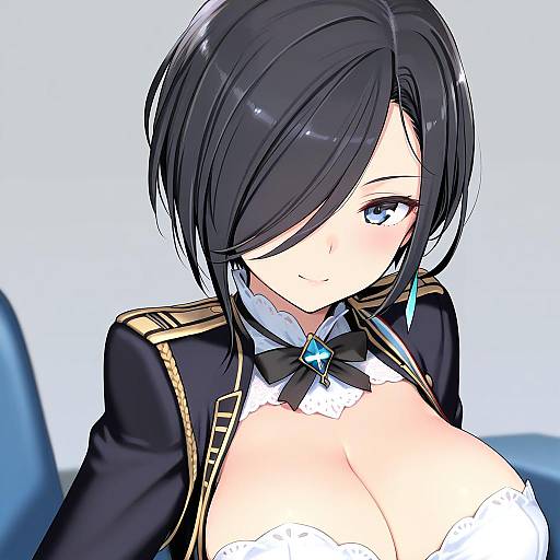 Illustration of Ark royal (azur lane), azur lane in the style of Shimada fumikane